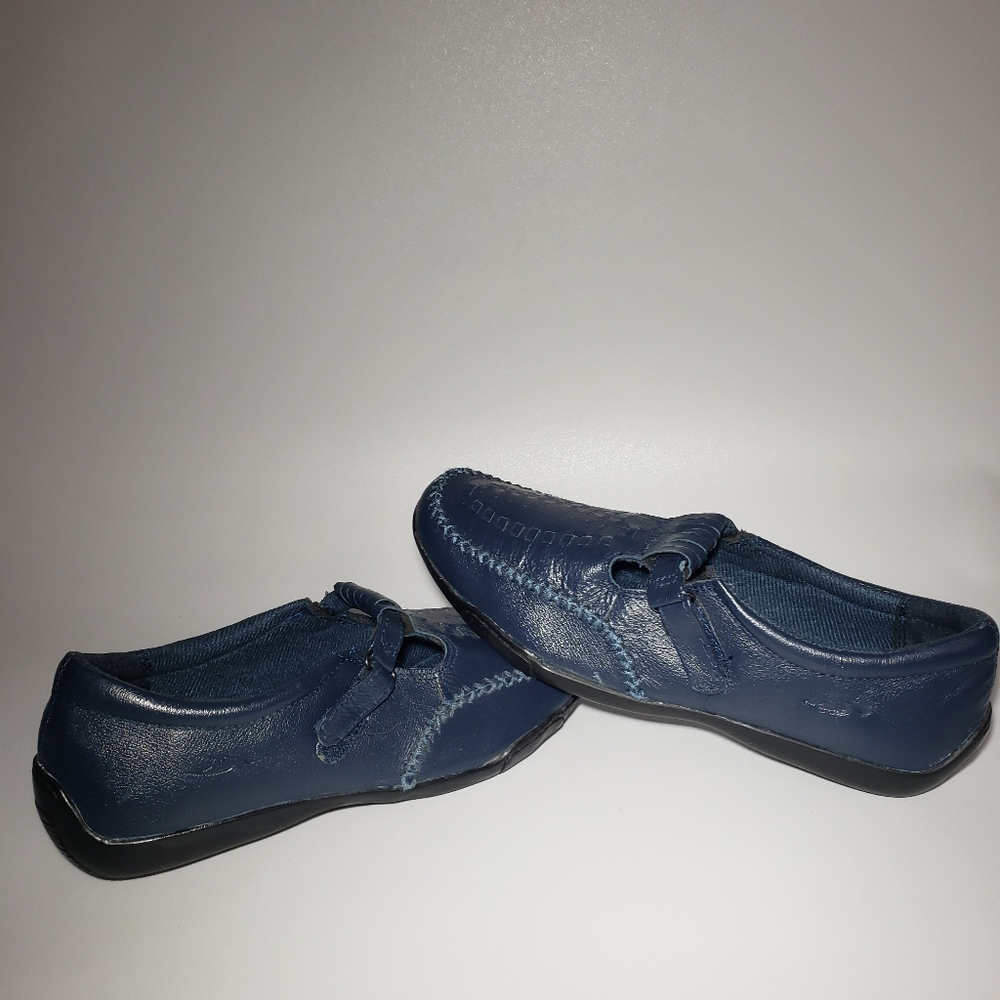 Blue Women's Comfort loafers.